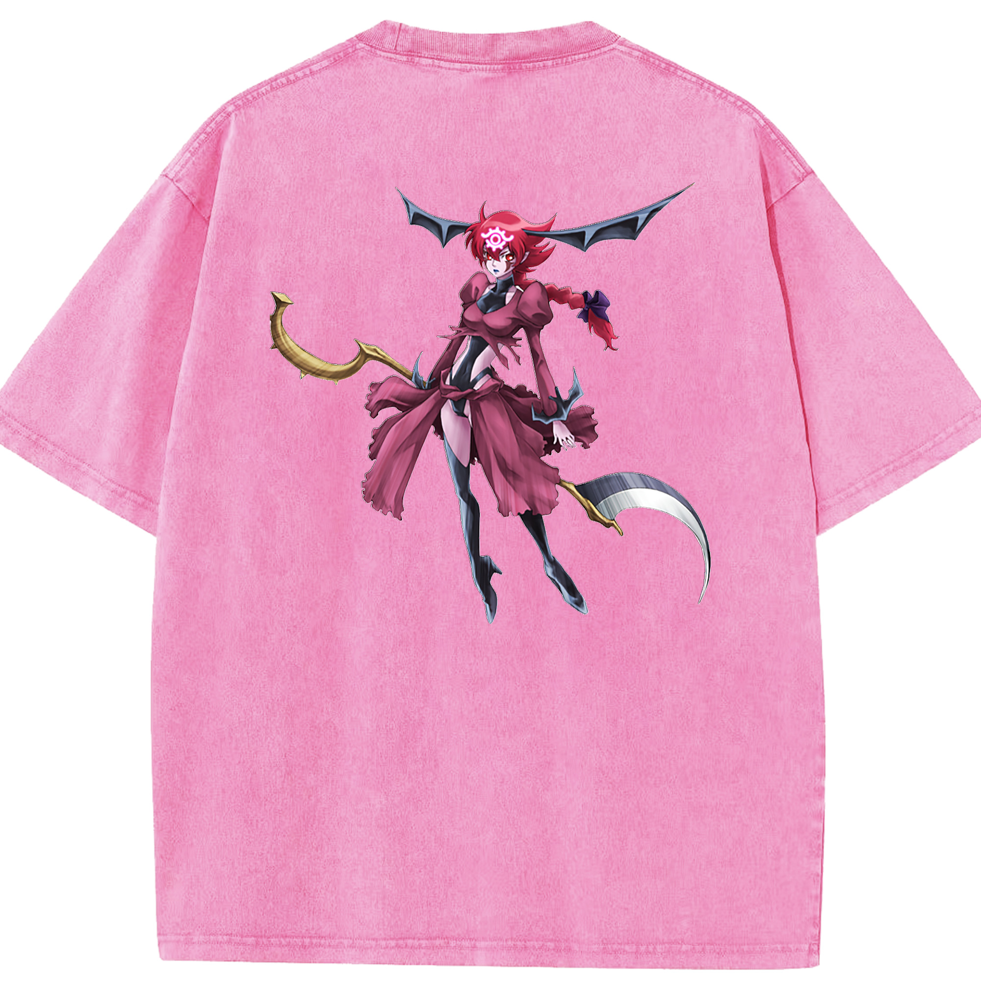 （画像用） 遊☆戯☆王 Yu-Gi-Oh! 綿100% ヴィンテージ風 半袖Tシャツ（背面プリント）